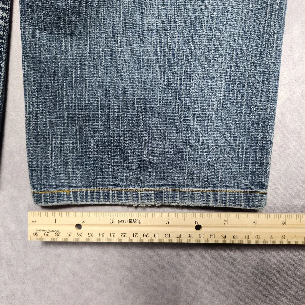 Levis 511 Slim Fit Blue Denim Jeans Mens 34x34 Fits 31x29 Medium Wash